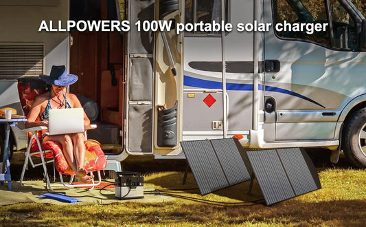 Solar Charger 18V 100W Foldable Solar Panel Suit for portable power
