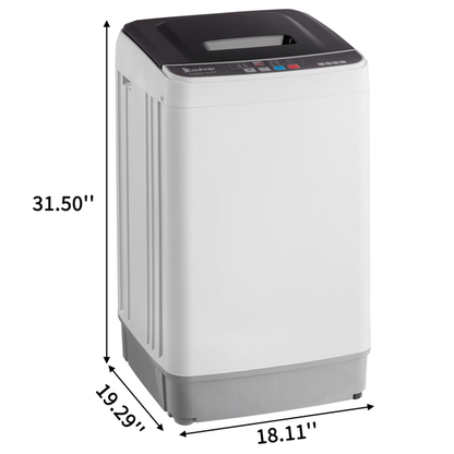 Portable Washer with LED Display, 10 Wash Cycles