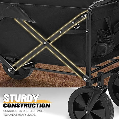 550LB/5.3 Cu. Ft. Power Hauler Folding Wagon