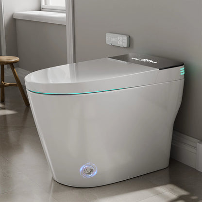 Smart Toilet with Built-in Bidet, AUTO Open/Close.