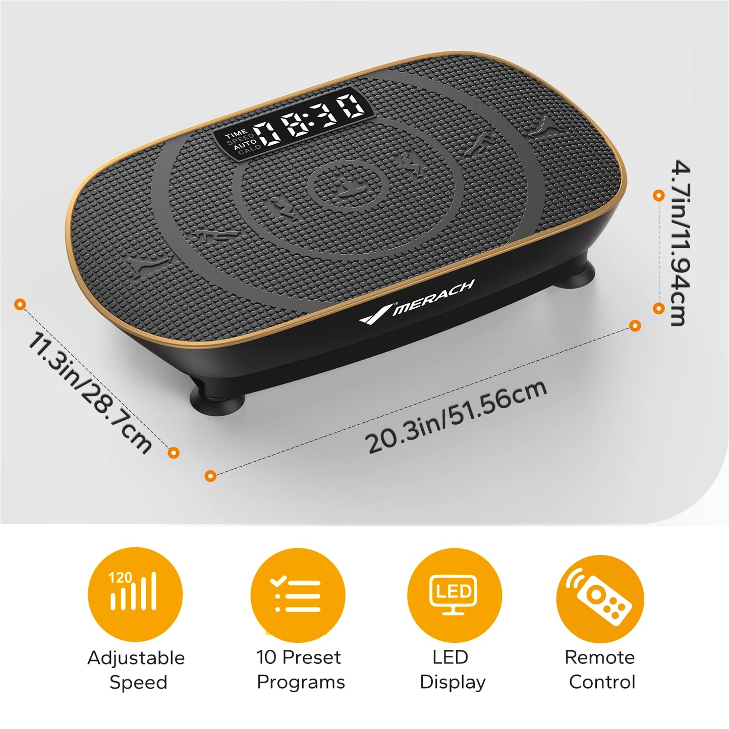 Whole Body Workout Vibration Plate Exercise Machine
