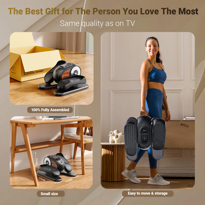 Under Desk Elliptical Leg Exerciser Electric for Seniors
