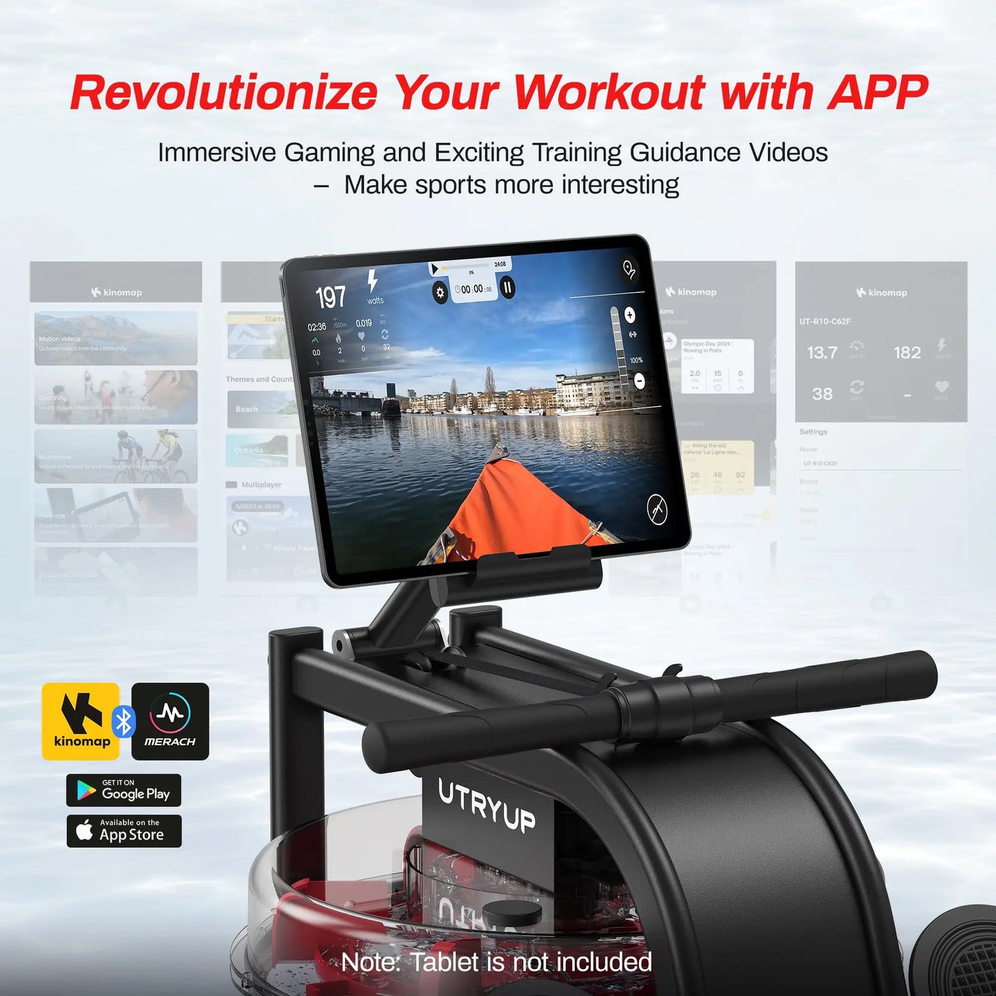 16 Levels Quiet Resistance Foldable Compact Rowing Machine