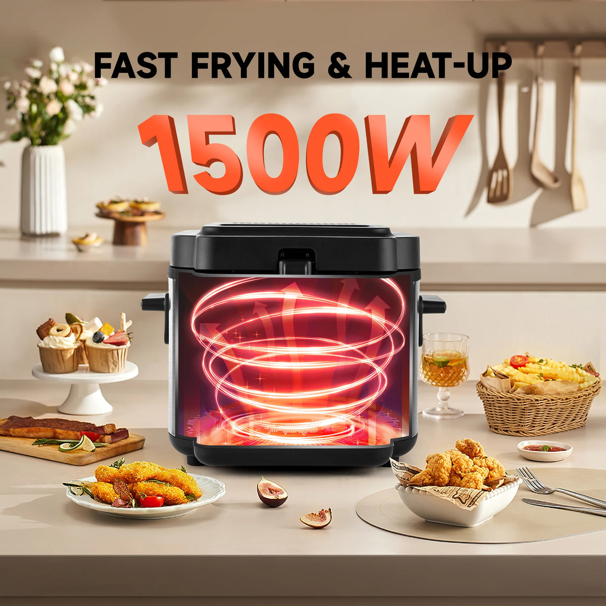 1500W Electric Deep Fryer