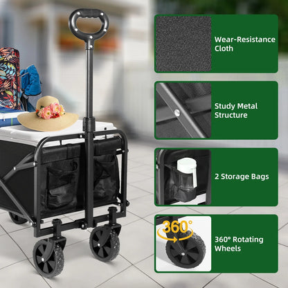 550LB/5.3 Cu. Ft. Power Hauler Folding Wagon