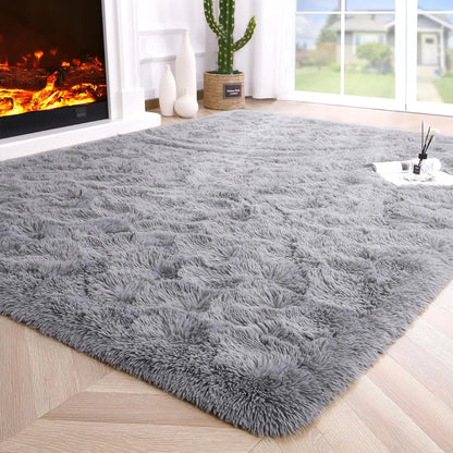 Fluffy Non-Slip Rugs for Hardwood Floors Room Decor