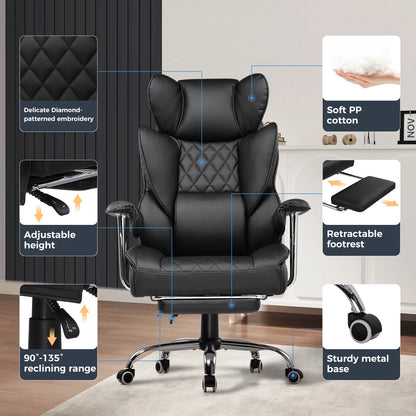 Big and Tall Gaming Chair with Lumbar Support