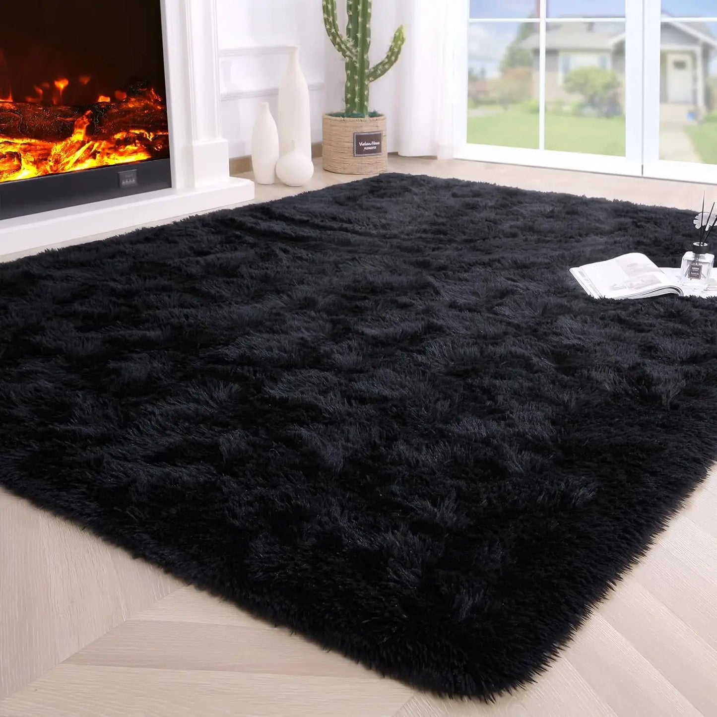 Fluffy Non-Slip Rugs for Hardwood Floors Room Decor