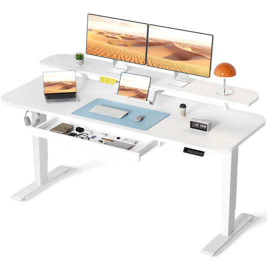 Electric Standing Desk with Height Adjustable Ergonomic