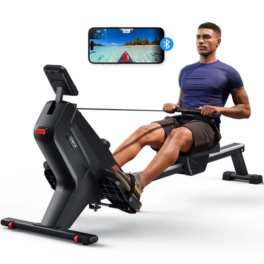16 Levels Quiet Resistance Foldable Compact Rowing Machine