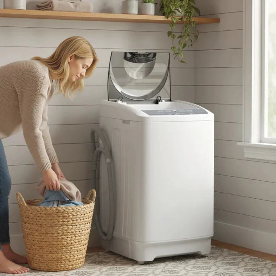 Fully Automatic Washer with 8 Programs and 6 Water Levels