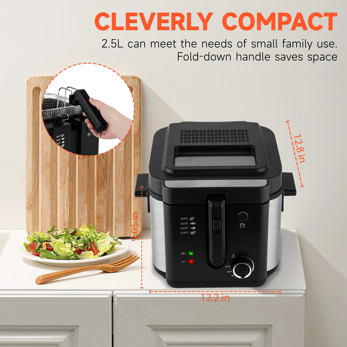 1500W Electric Deep Fryer