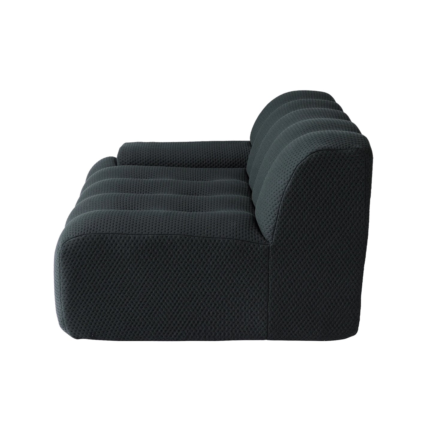 102.4inch Oversized Modular Sectional Sofa Curved Loveseat