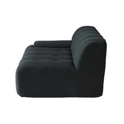 102.4inch Oversized Modular Sectional Sofa Curved Loveseat