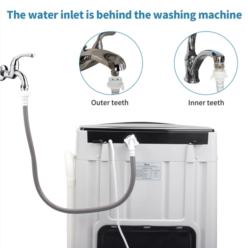 Portable Washer with LED Display, 10 Wash Cycles
