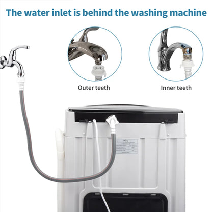 Portable Washer with LED Display, 10 Wash Cycles