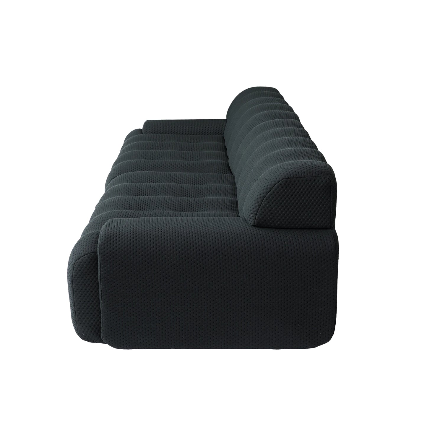 102.4inch Oversized Modular Sectional Sofa Curved Loveseat