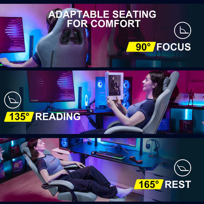 GTPLAYER Gaming Chair with Pocket Spring Cushion