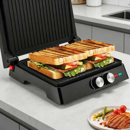 Stainless Steel Electric Non-Stick Sandwich Maker