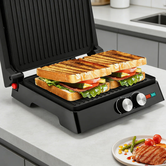 Stainless Steel Electric Non-Stick Sandwich Maker