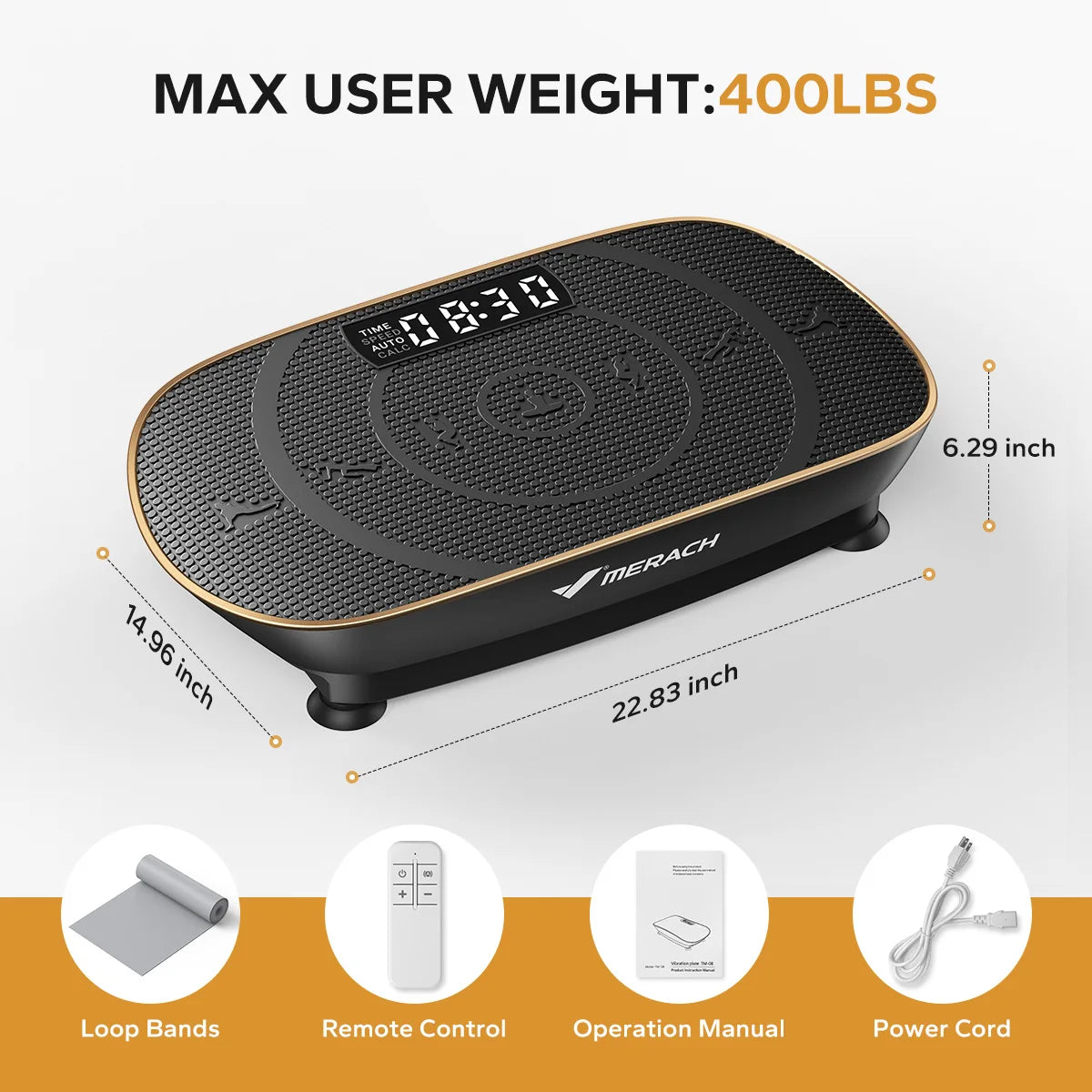 Whole Body Workout Vibration Plate Exercise Machine