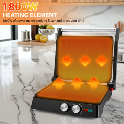 Stainless Steel Electric Non-Stick Sandwich Maker