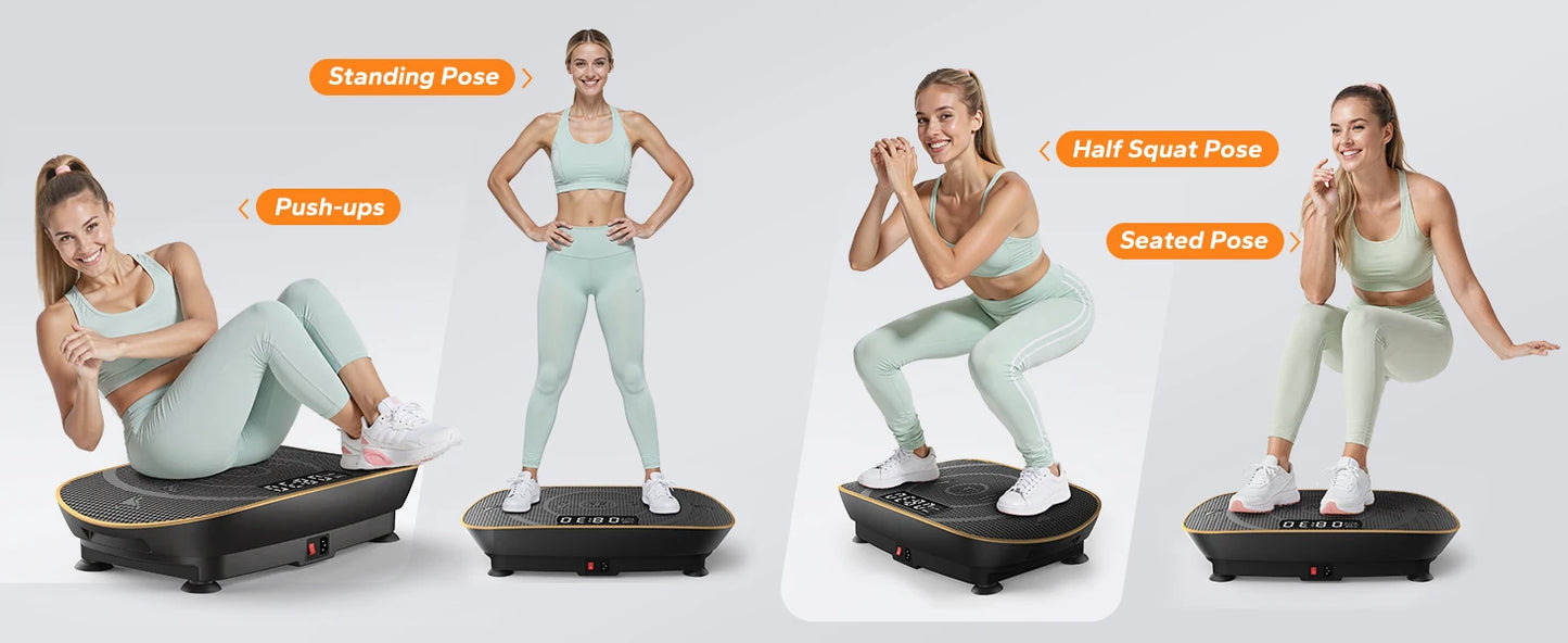 Whole Body Workout Vibration Plate Exercise Machine