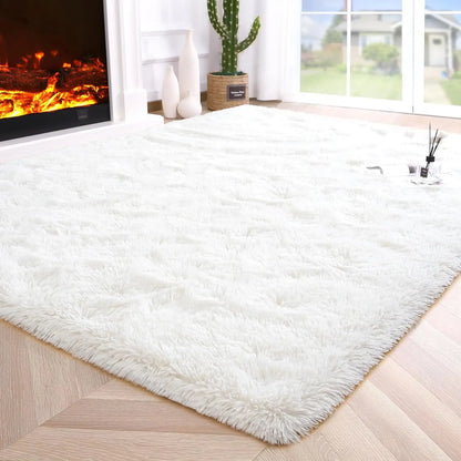 Fluffy Non-Slip Rugs for Hardwood Floors Room Decor