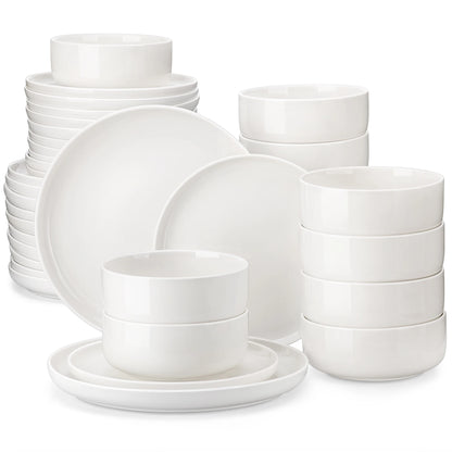 18/36-Piece Ceramic Plate Porcelain Dinnerware Set