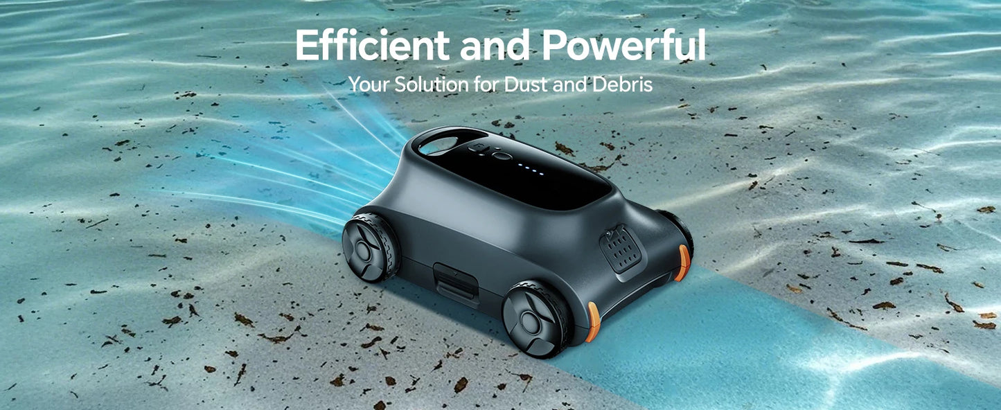 [Up to 2000 Sq.ft] Cordless Robotic Pool Vacuum