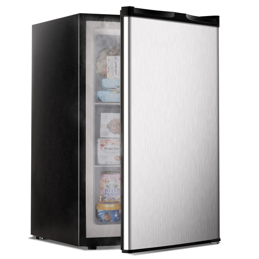 3.0 Cubic Upright freezer with Reversible Door.