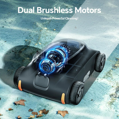 [Up to 2000 Sq.ft] Cordless Robotic Pool Vacuum