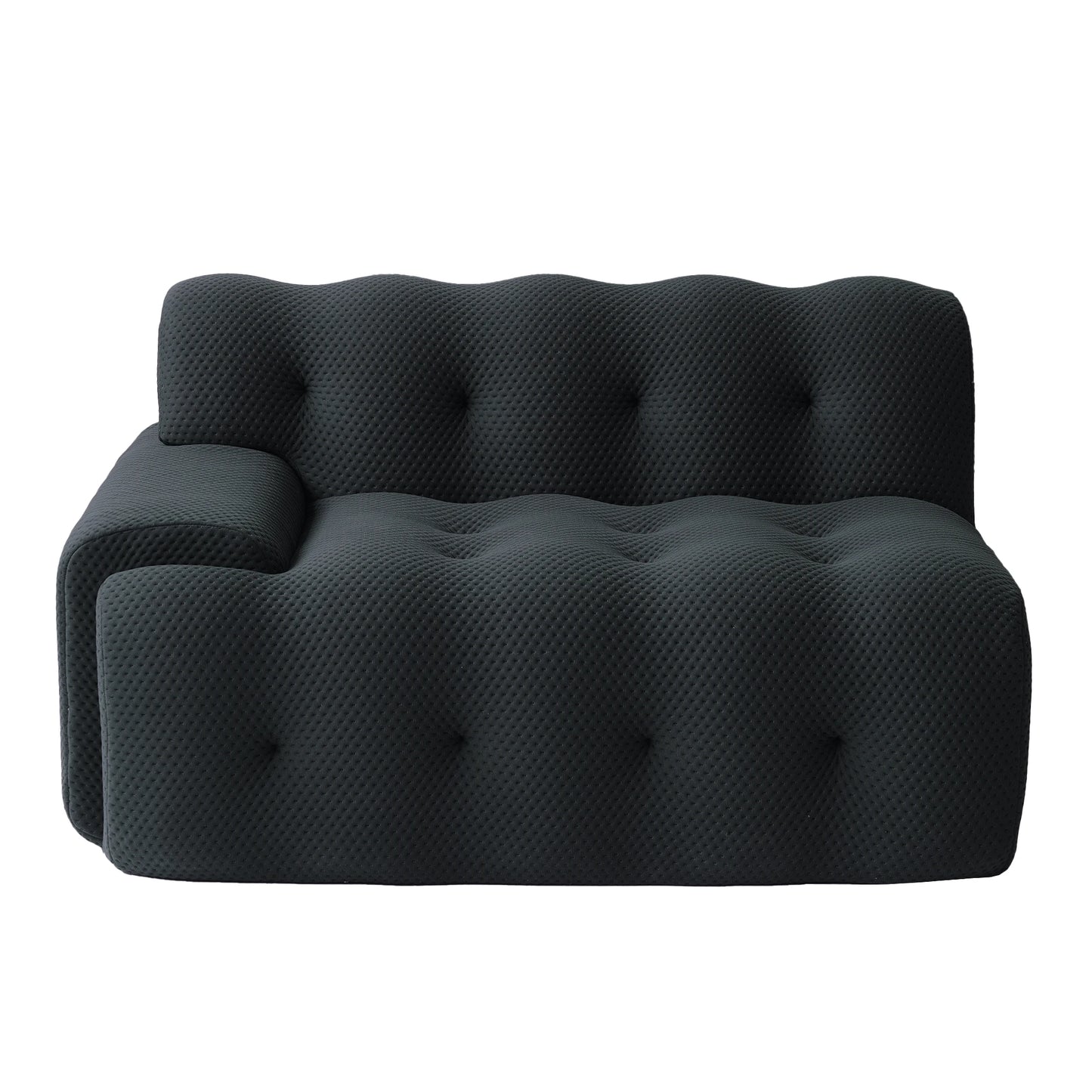 102.4inch Oversized Modular Sectional Sofa Curved Loveseat