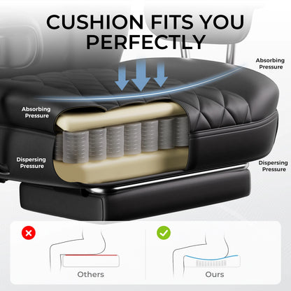 Big and Tall Gaming Chair with Lumbar Support