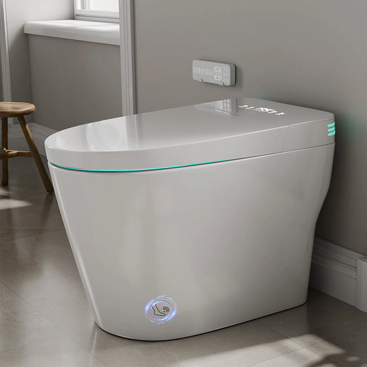 Smart Toilet with Built-in Bidet, AUTO Open/Close.