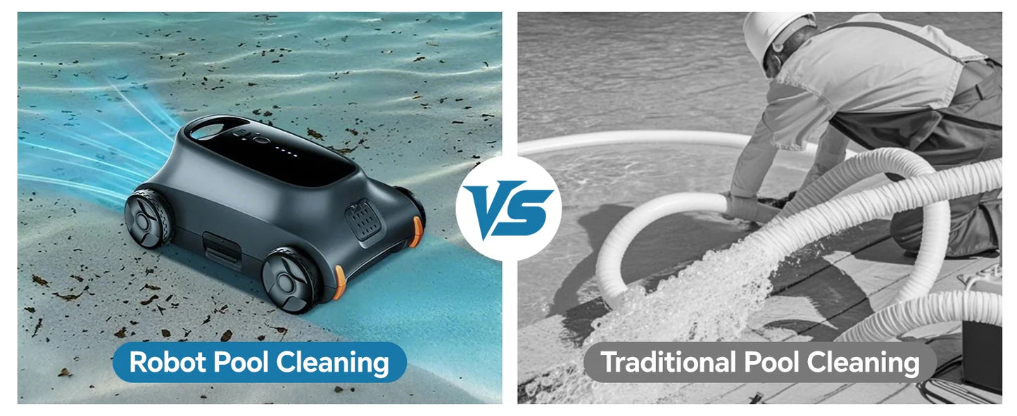 [Up to 2000 Sq.ft] Cordless Robotic Pool Vacuum