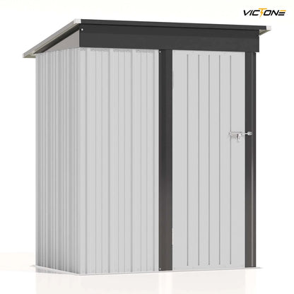 Patio well 5x3 FT Outdoor Storage Shed with Sloping Roof