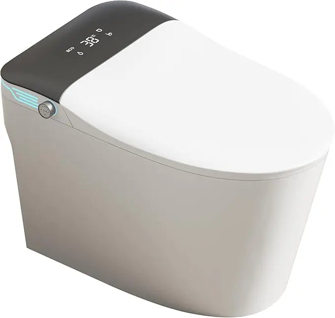 One-Piece Toilet with Dual Auto Flush in 1.28GPF