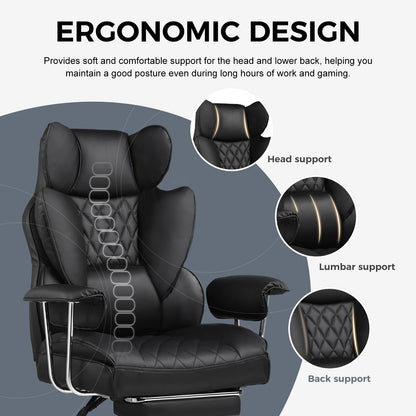Big and Tall Gaming Chair with Lumbar Support