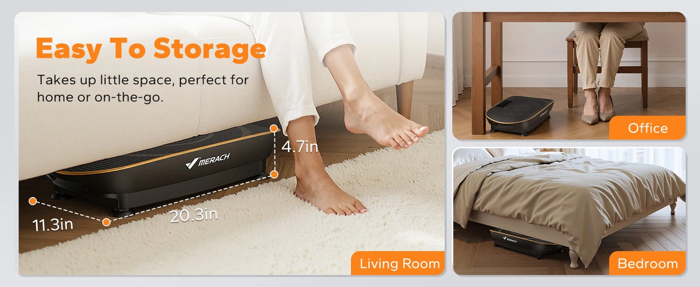 Whole Body Workout Vibration Plate Exercise Machine