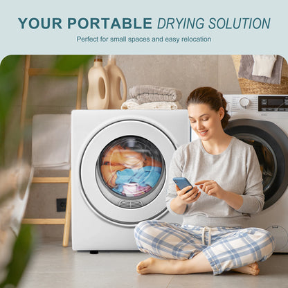 1.6 Cu. ft. Front Load Stainless Steel Electric Dryers