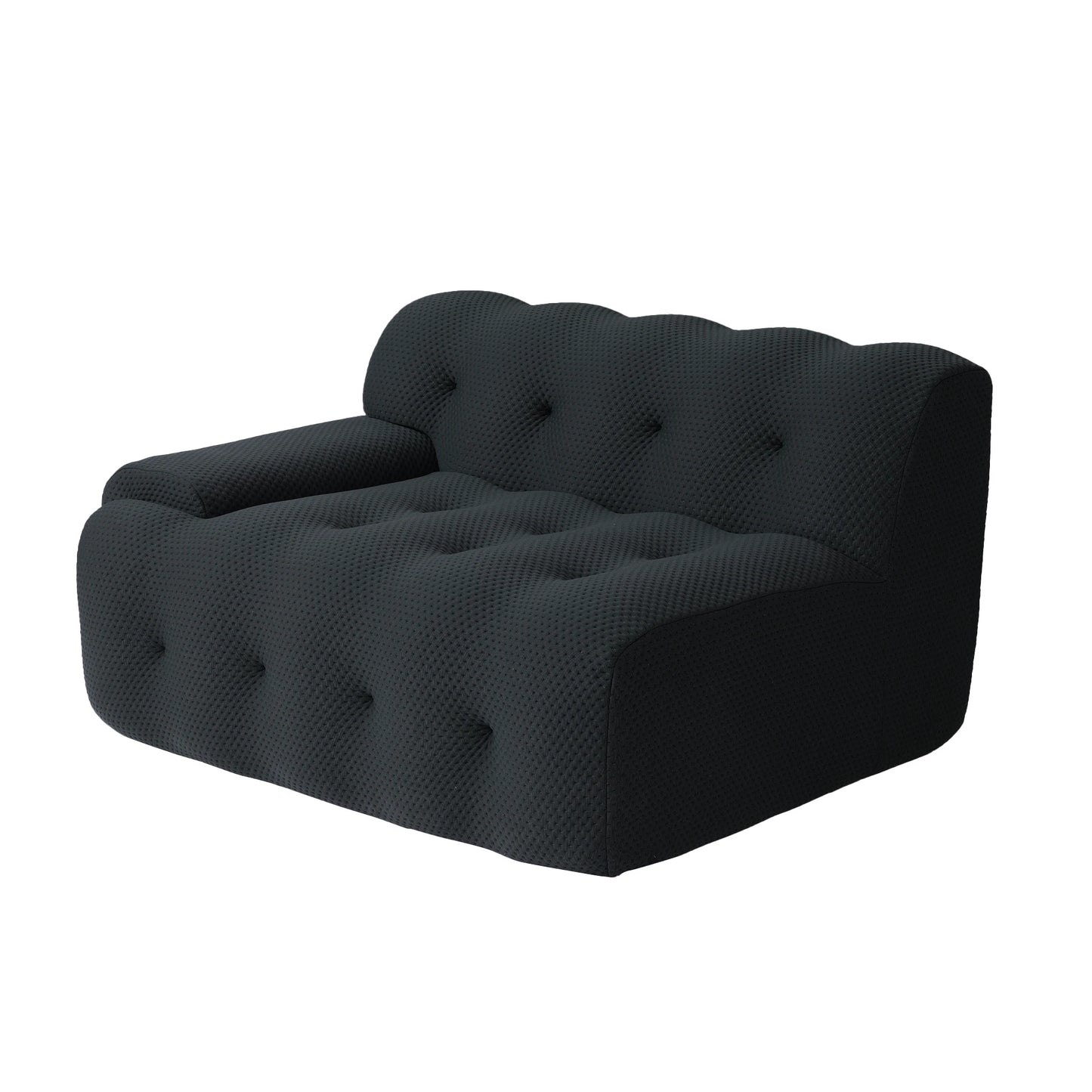 102.4inch Oversized Modular Sectional Sofa Curved Loveseat