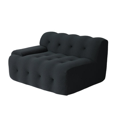 102.4inch Oversized Modular Sectional Sofa Curved Loveseat