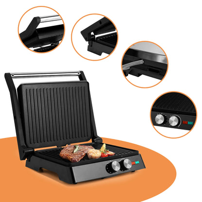 Stainless Steel Electric Non-Stick Sandwich Maker