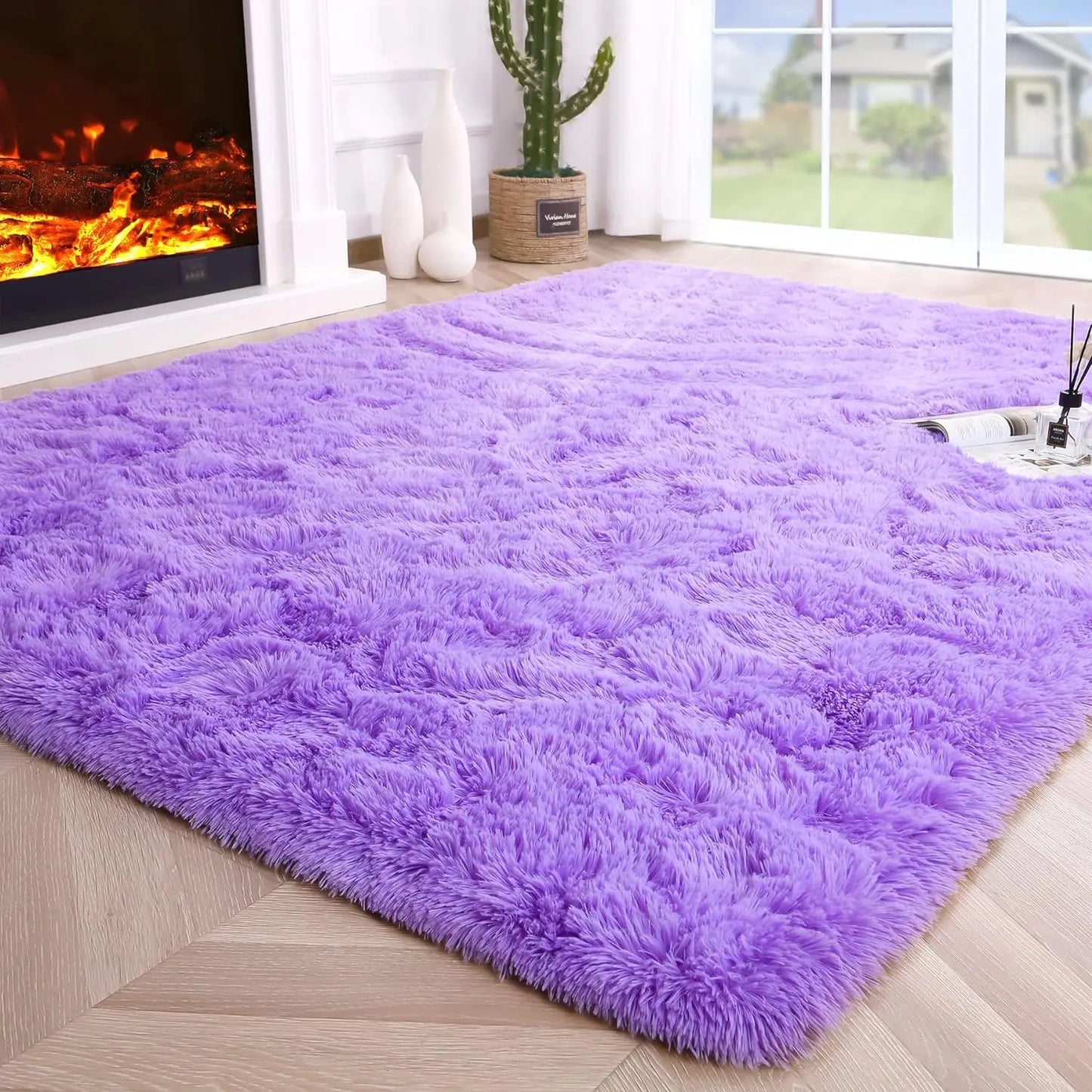 Fluffy Non-Slip Rugs for Hardwood Floors Room Decor