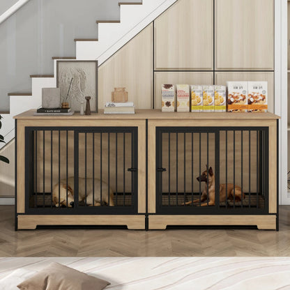 XL Large Double Dog Cage Furniture
