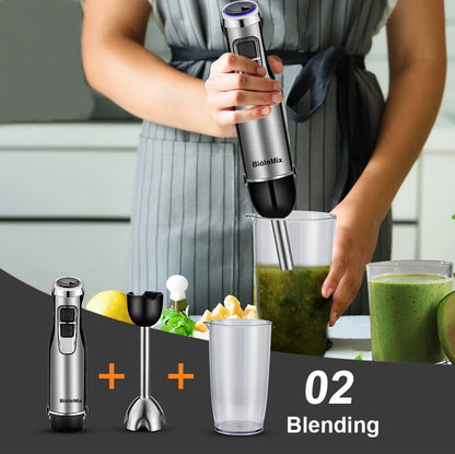 4 in 1 High Power 1200W Immersion Hand Stick Blender