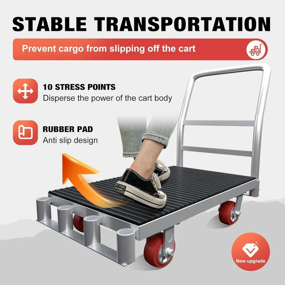 Heavy Duty 2-in-1 Panel Truck with 42 x 24 Platform