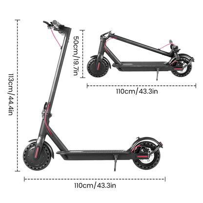350W Folding Waterproof Commuting Electric Scooters