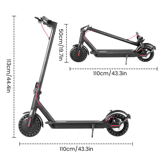 350W Folding Waterproof Commuting Electric Scooters